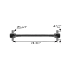 INS.520.67 Torque Rod 24.00in Kenworth
